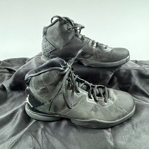 NIKE Air Jordan Super Fly 4 Flight Speed Black  768929-001 Size 6.5